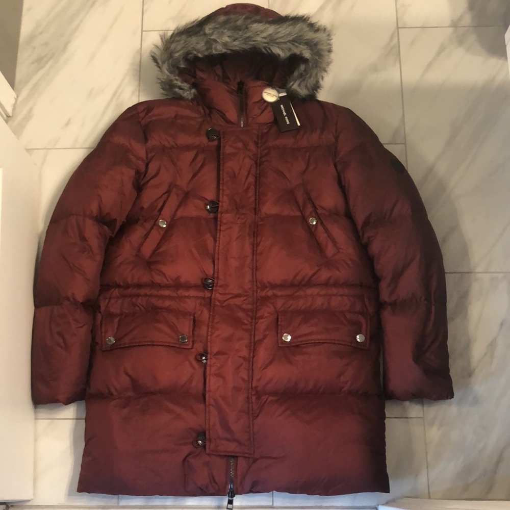 Men’s Michael Kors Down Hooded Parka - Picture 1 of 4